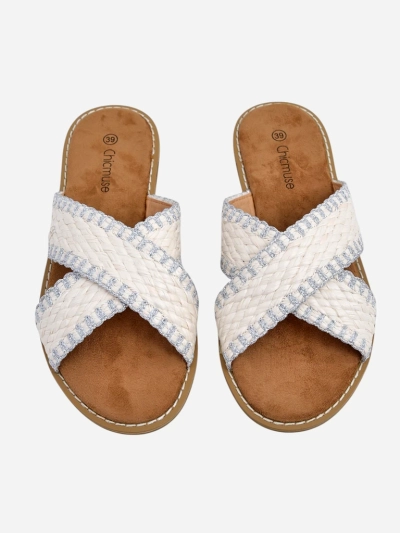 Sandale pentru femei Royalfashion cu curele țesute Bornes
