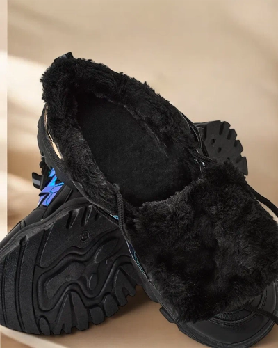 Ghetele de glezna din piele ecologica pentru femei Royalfashion Borou