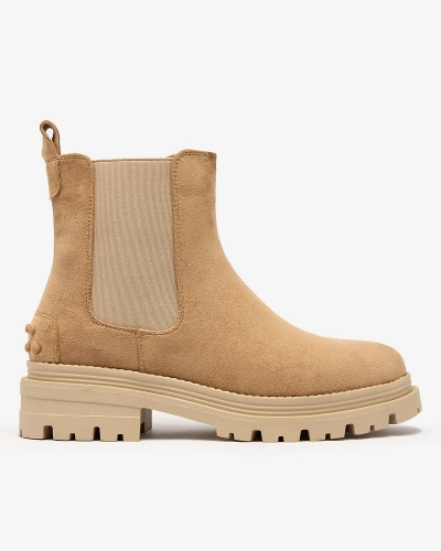Royalfashion Cizme izolate de damă în culoarea camel Comfy Walk