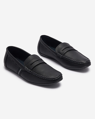 Mocasini bărbați negru Hacerno- Footwear