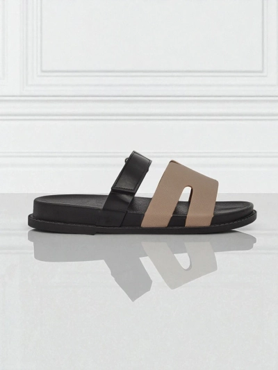 Royalfashion Sandale din piele ecologică pentru femei FlexiComfi
