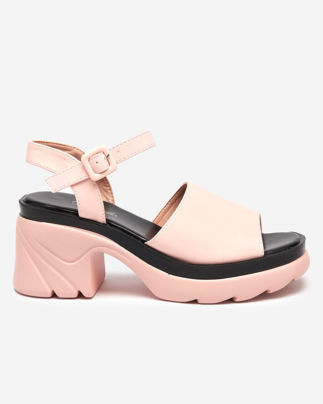 OUTLET Sandale de dama roz pe postul Cirota - Incaltaminte