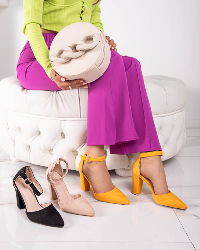 OUTLET Sandale negre dama pe post Kinotia - Incaltaminte