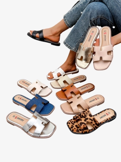 Sandale plate pentru femei Royalfashion Eval