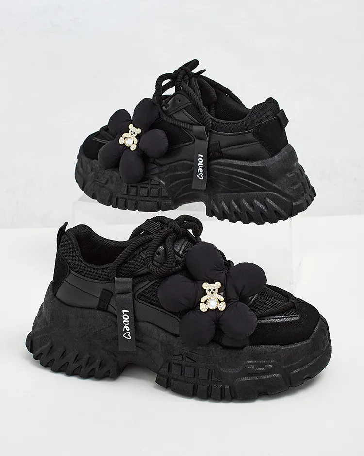 Royalfashion Adidași cu platformă pentru femei Bereya