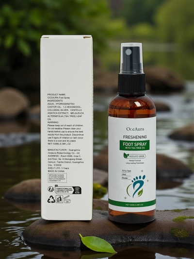 Spray răcoritor pentru picioare cu ulei de arbore de ceai