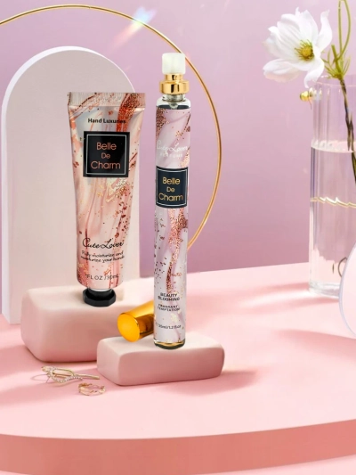 Belle De Charm Calista - Set Parfum și Cremă de Mâini 30ml