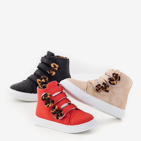 Adidași de sport bej pentru copii cu arcuri Pantloye - Încălțăminte