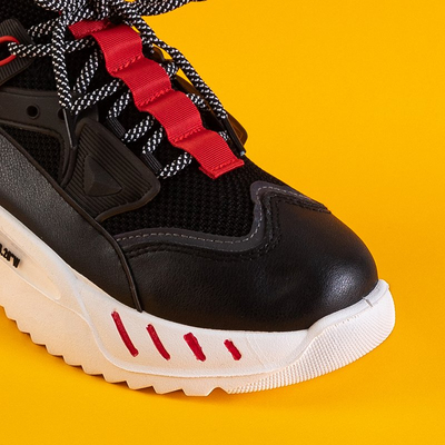 Adidași de sport pentru bărbați negri Mapsy - Încălțăminte