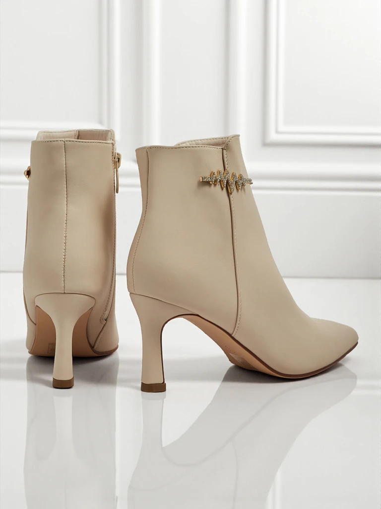 Botine de damă cu toc stiletto Meloria