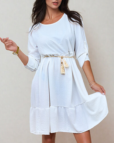 Royalfashion Rochie de damă până la genunchi