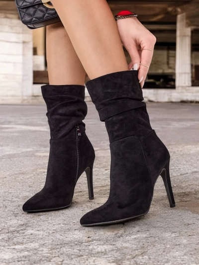 Cizme cu toc inalt pentru femei Royalfashion Ledio