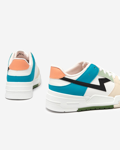 OUTLET Pantofi sport dama Tremsi bej si albastru - Incaltaminte