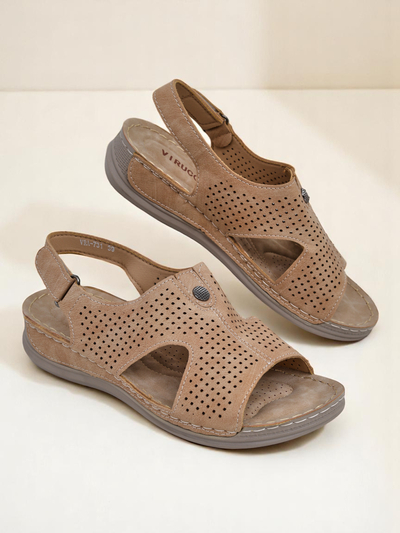 Royalfashion Sandale perforate pentru femei Leminni
