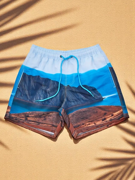 Royalfashion Sportliche Herren-Shorts mit schützendem Netzfutter