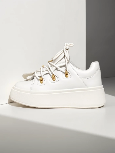 Sneakers femeie Royalfashion cu limbă decorativă Domatories