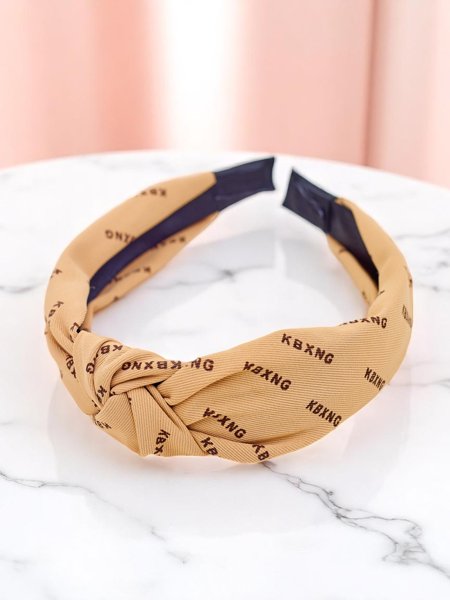 Royalfashion Bentiță de păr cu model împletit Grafit Boom