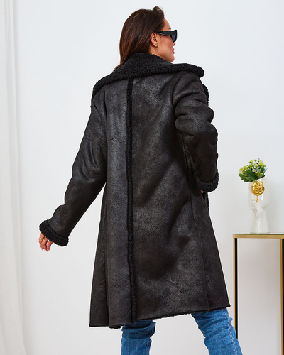 Royalfashion Jachetă biker pentru femei Camel