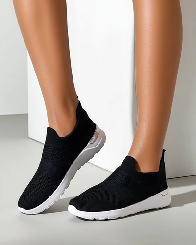 Pantofi sport din material pentru femei Royalfashion, slip-on Satet