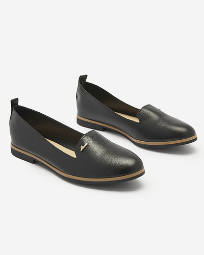 Mocasini negri pentru femei Riorica- Footwear