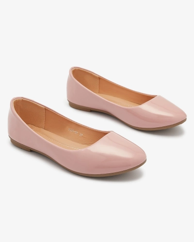 Pink Balerini lăcuiți pentru femei Fama - Încălțăminte