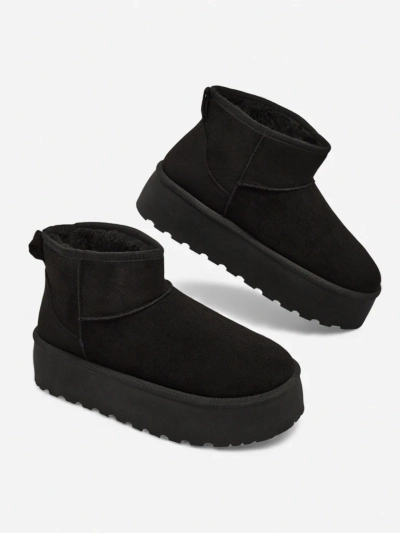 Botine Dama Luna Negre Piele Elegante de Toamnă