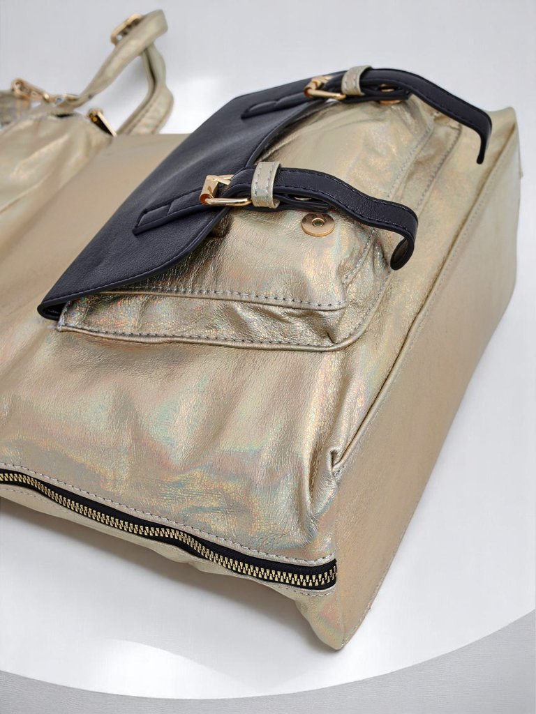 Royalfashion Geantă de damă mare GoldenEase Shopper