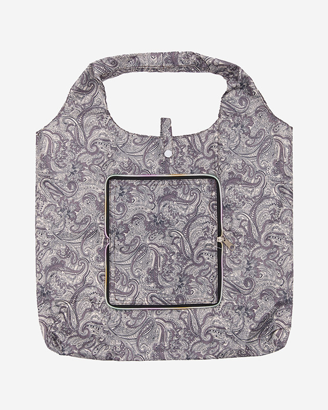 Geantă de cumpărături cu model împăturită într-un portofel - Accesorii