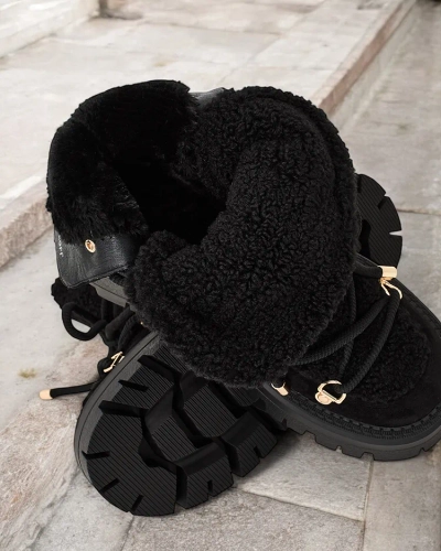 Royalfashion Lozin lace-up cizme de zăpadă pentru femei