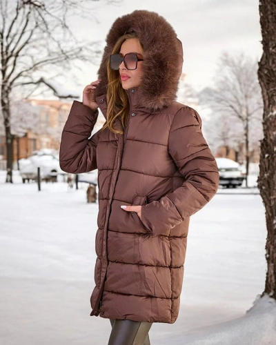 Jachetă de iarnă matlasată pentru femei Royalfashion