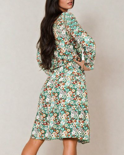 Royalfashion Rochie midi cu model pentru femei