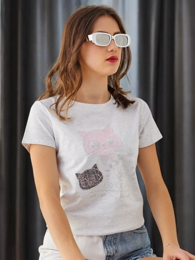 Royalfashion Bluză din Bumbac pentru Femei