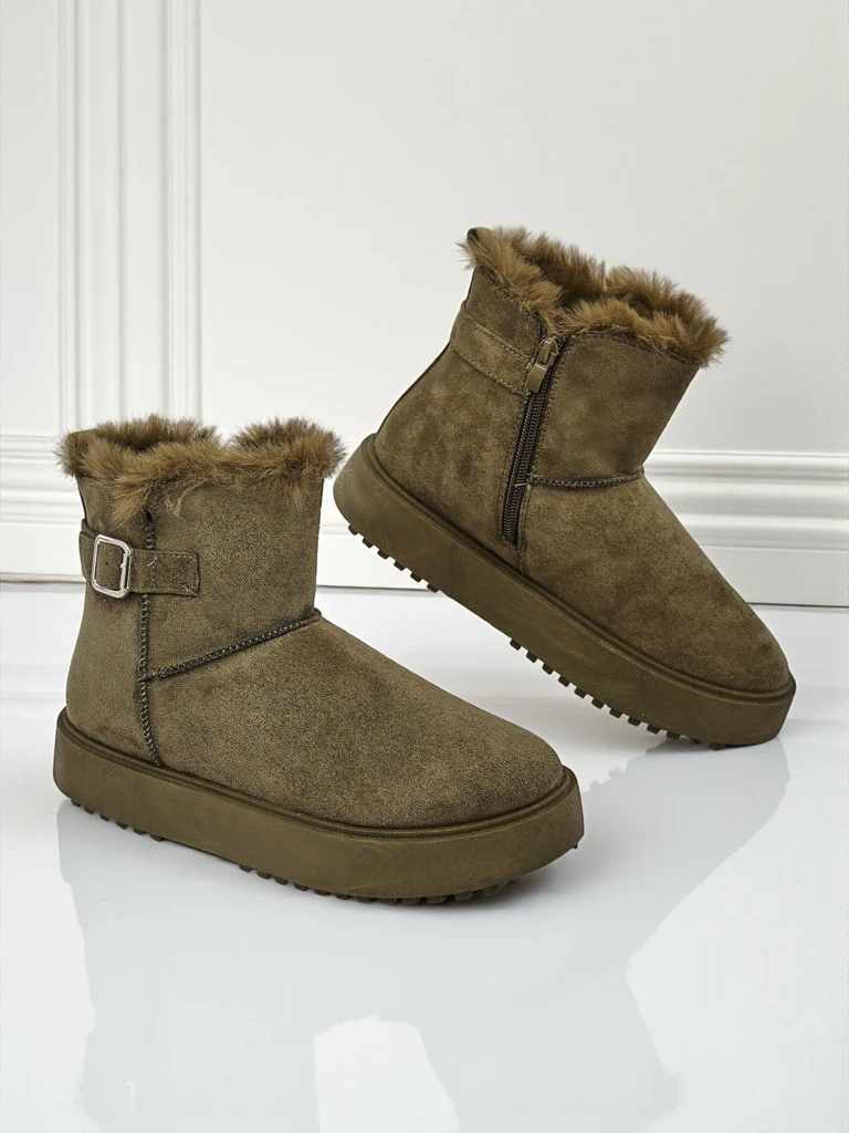 Royalfashion Krótke buti a'la śniegowce ženske Aurelia Classico