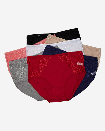 Un set de slip de dama 7 / pachet - Lenjerie intimă