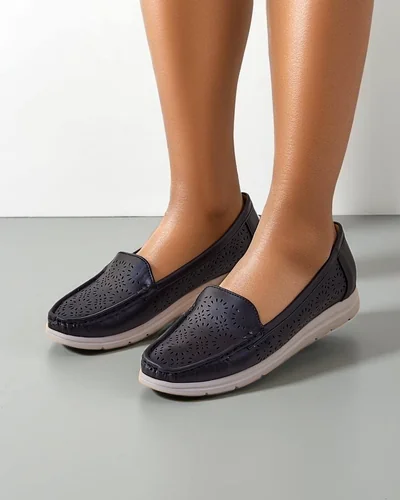 Mocasi perforate pentru femei Royalfashion Besset