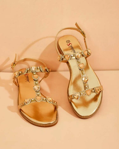 Royalfashion Sandale femei Selina zirconiu