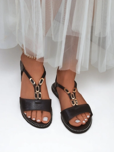 Royalfashion Damesandale met dekoratiewe bandjies Siena Glow