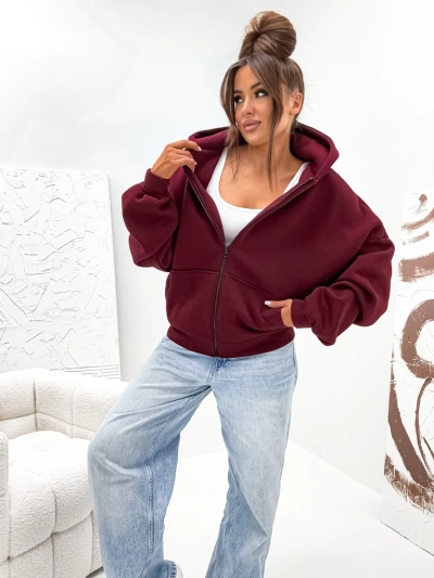 Royalfashion Bluza de damă din bumbac călduroasă Butterfly