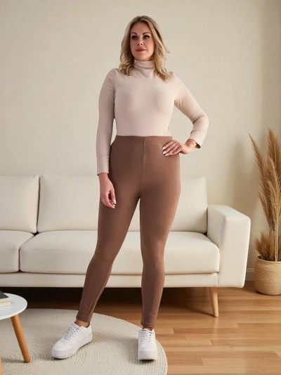 Royalfashion Pantaloni treggings izolate pentru femei PLUS SIZE