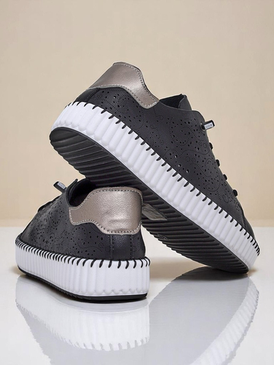 Royalfashion Women's Openwork Sneakers Luna Lace
