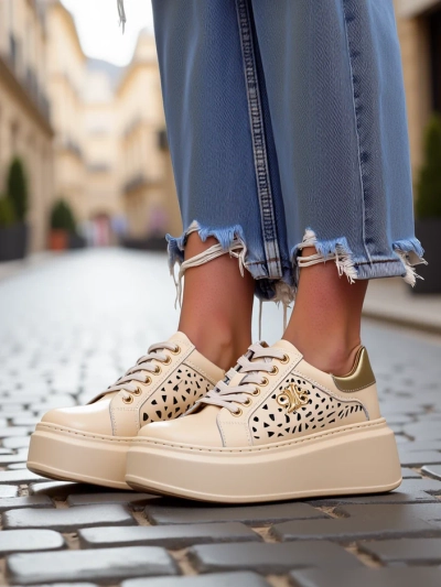 Royalfashion Sneakers sport perforate pentru femei Jovixi