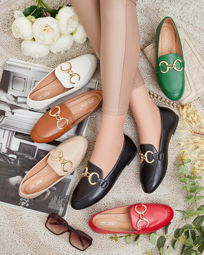 Royalfashion Mocasini cu decor pe nas Abermes