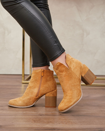 Royalfashion Cizme stiletto Teascir pentru femei Camel