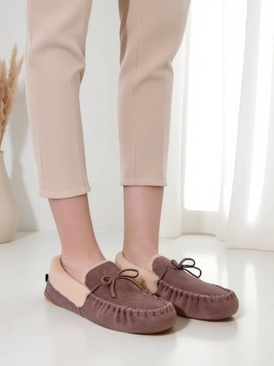Royalfashion Mocasi femeie cu blană Ahtikes