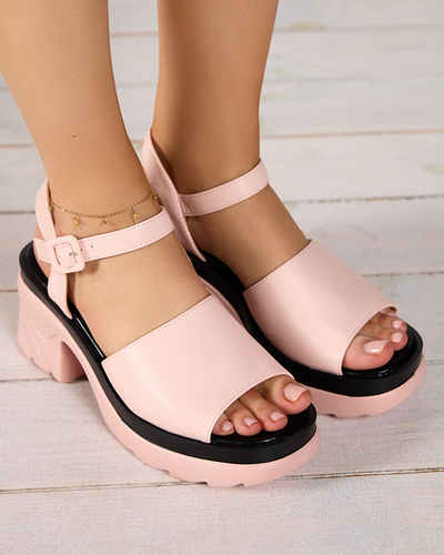 OUTLET Sandale de dama roz pe postul Cirota - Incaltaminte