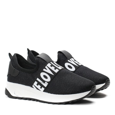 Czarne sportowe buty Oaklee- Obuwie