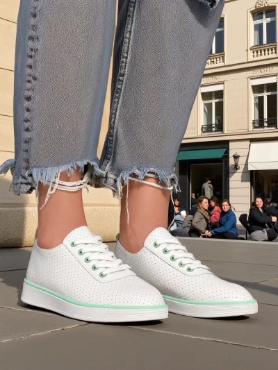 Royalfashion Pantofi sport perforați pentru femei Pumbes