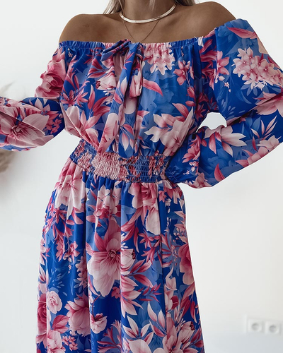 Royalfashion Rochie midi de damă cu model original