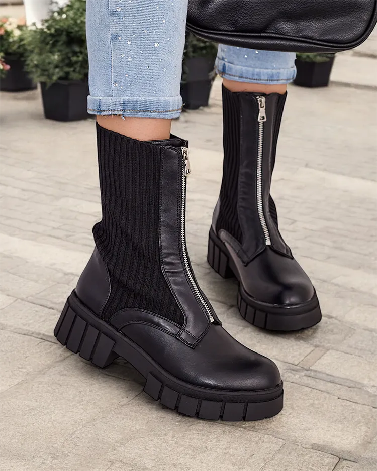 Royalfashion Cizme elegante de glezna pentru femei Tenimo