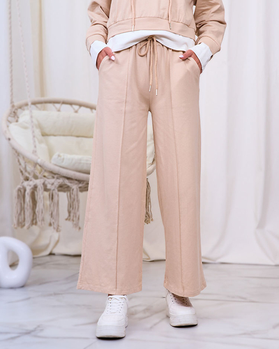 Royalfashion Set sport-casual de damă în camel